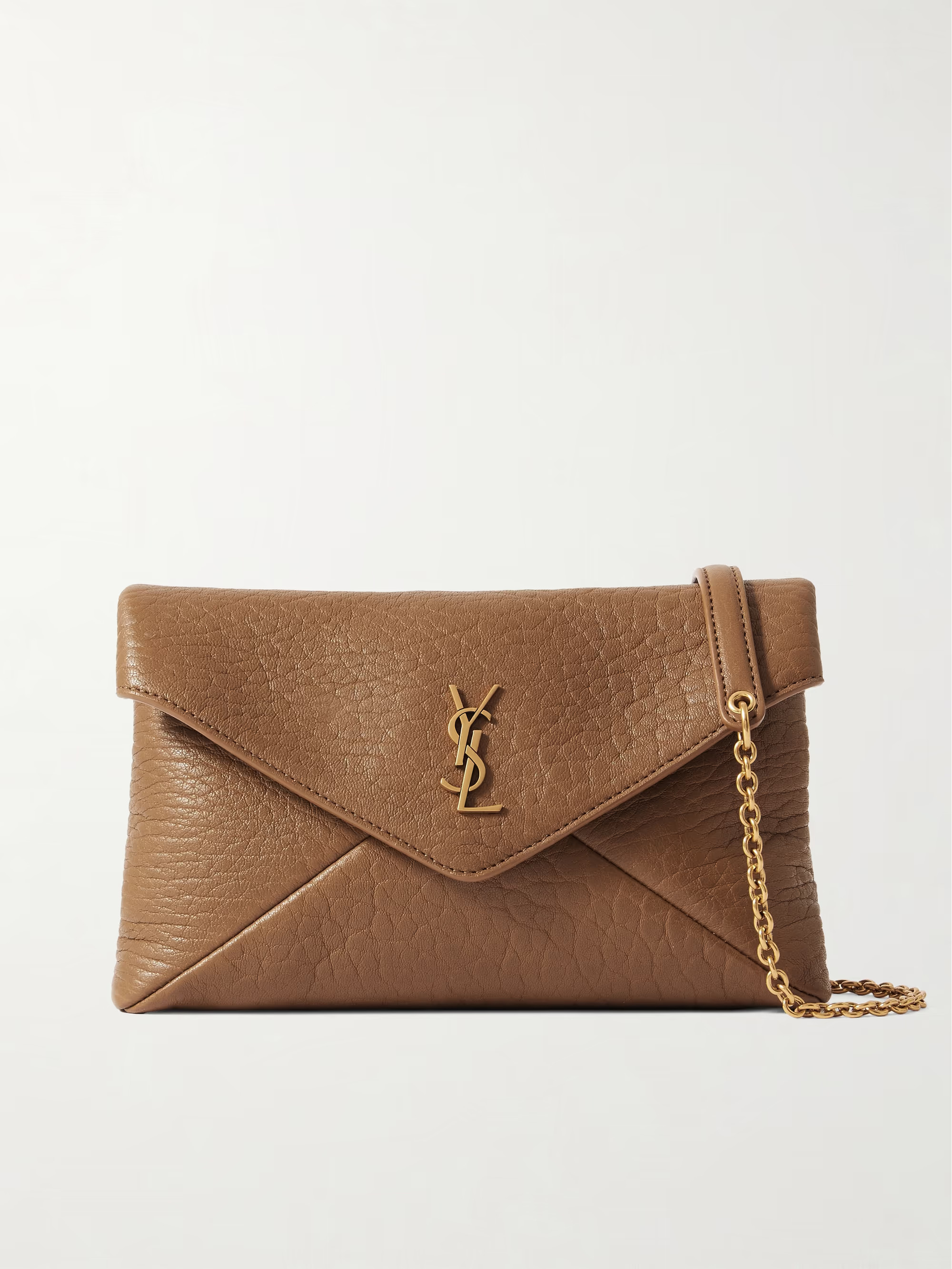 Cassandre mini textured-leather shoulder bag | NET-A-PORTER (UK & EU)