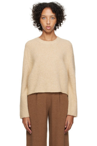LESET - Beige Adam Sweater | SSENSE