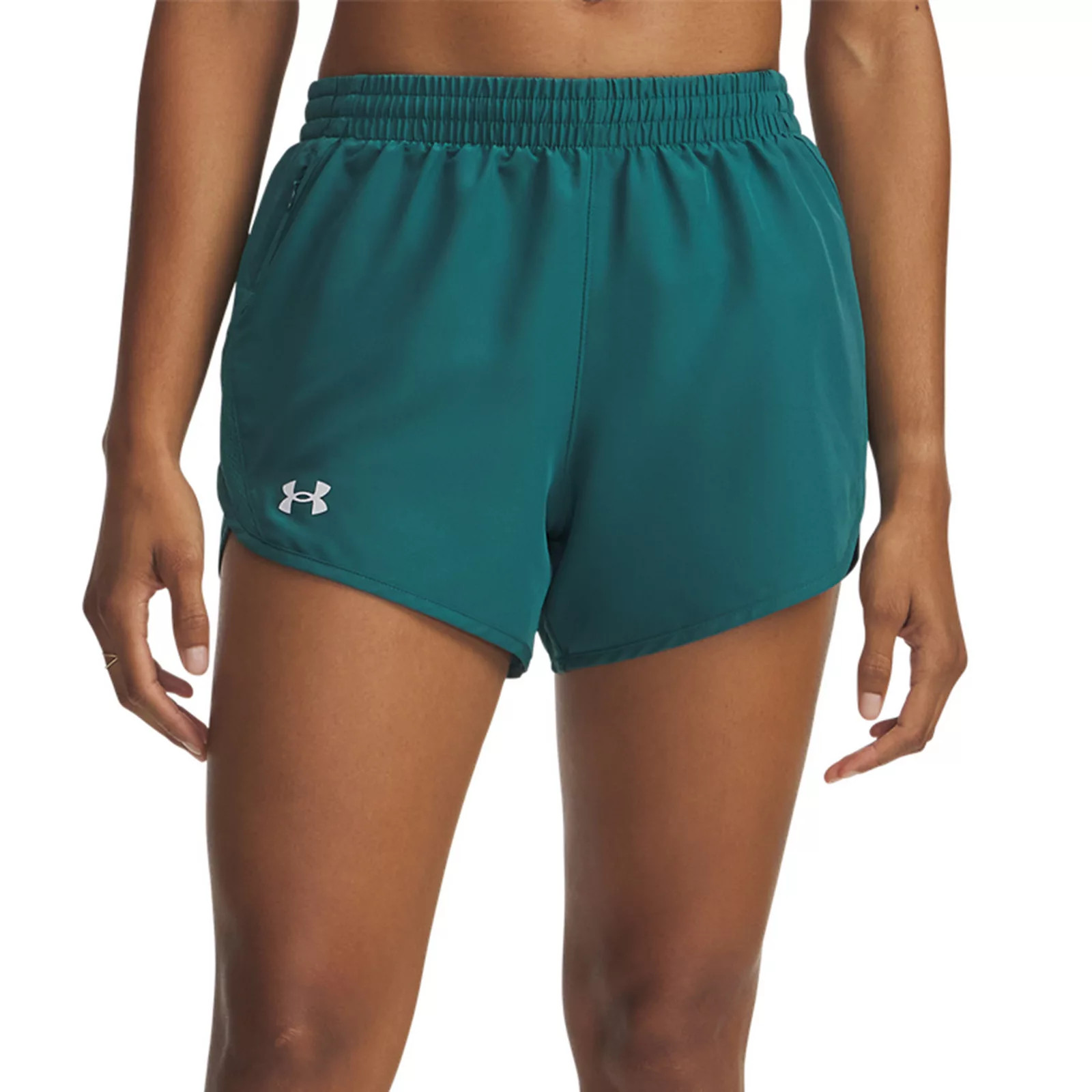 Women's Under Armour Fly-By Shorts, Size: Small, Rack Green | Kohl's