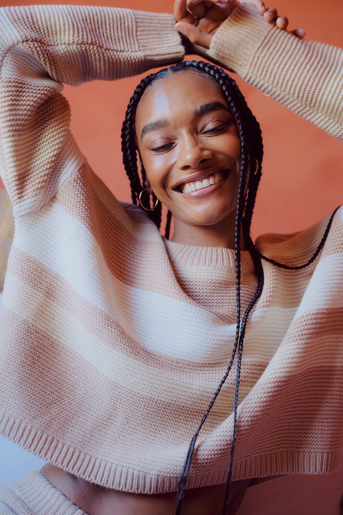 Warmest Hugs Light Brown Striped Knit Pullover Sweater | Lulus (US)