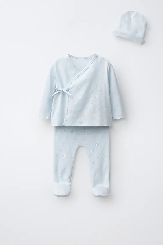 NEWBORN HEART SET WITH POUCH | Zara US