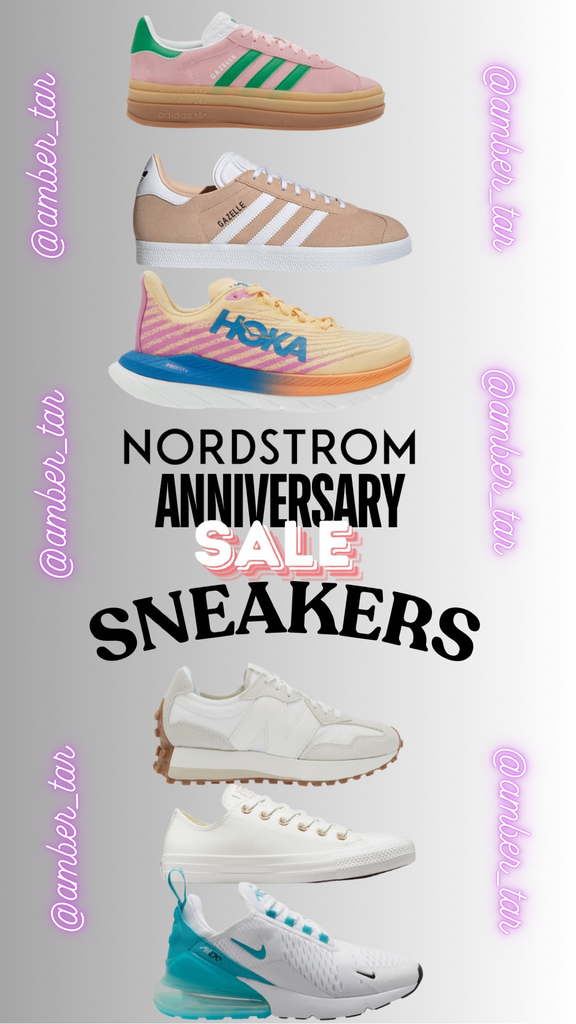 Nordstrom Anniversary Sale!
NSALE 2024 Sneakers

adidas Gazelle Bold Platform Sneaker //adidas Gazelle Sneaker // HOKA Mach 5 Running Shoe // New Balance 325 Sneaker //Converse Chuck Taylor All Star Ox Low Top Sneaker // Nike Air Max Sneaker 270 Sneaker // Fall Fashion // Fall Trend // Fall Outfit // Seasonal

#LTKxNSale #LTKSaleAlert #LTKSummerSales

#LTKshoecrush #LTKActive #LTKsalealert
