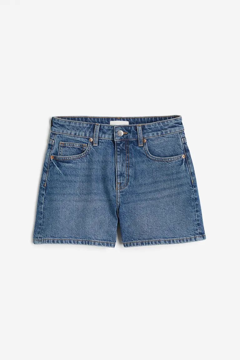 Regular Denim Shorts - Light denim blue - Ladies | H&M US | H&M (US + CA)