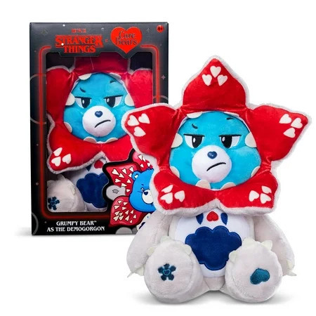 Netflix - Care Bears x Stranger Things - Grumpy Bear as the Demogorgon, 12 Inch Plush | Walmart (US)