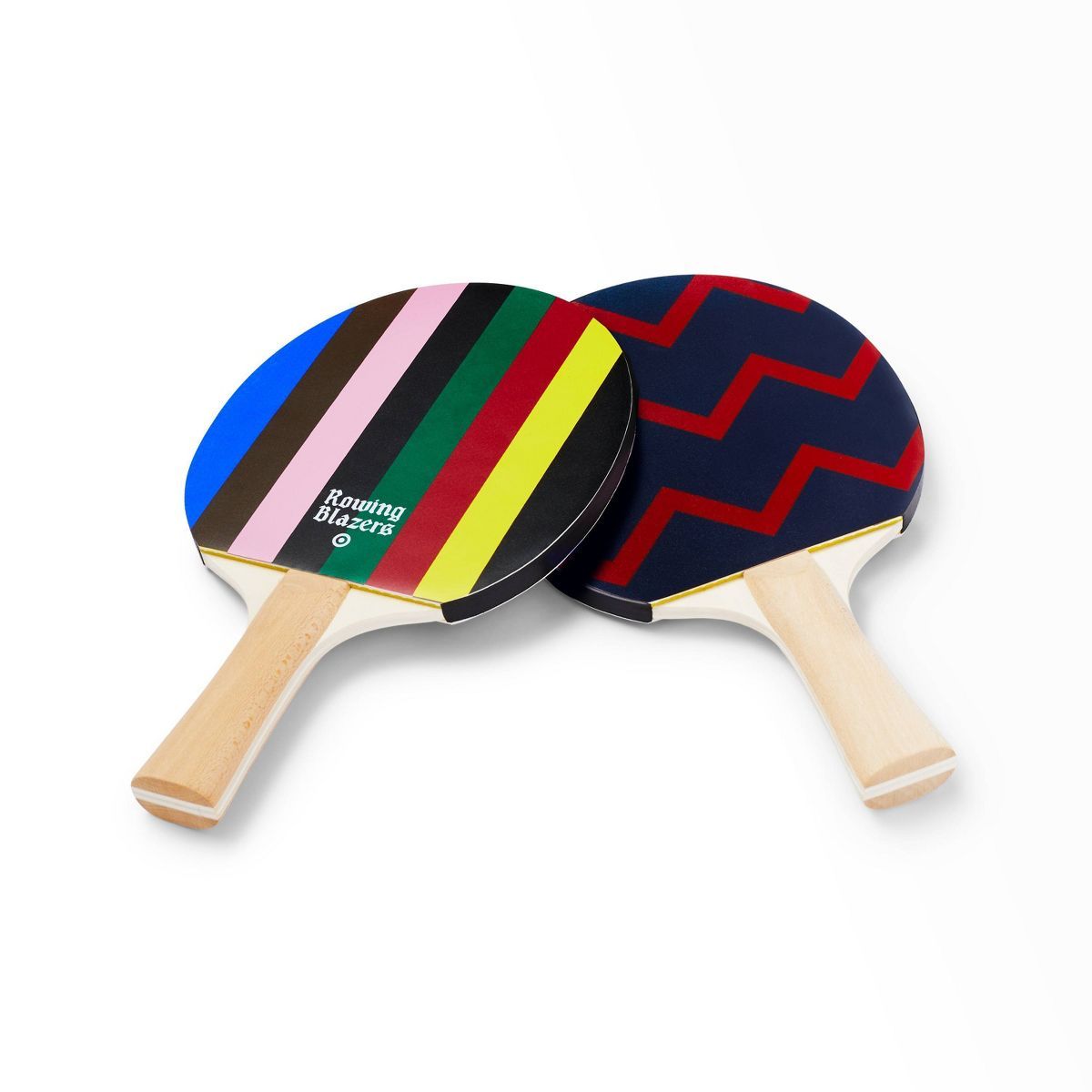 Croquet Stripe and Zig Zag Ping Pong Paddle Set - Rowing Blazers x Target | Target