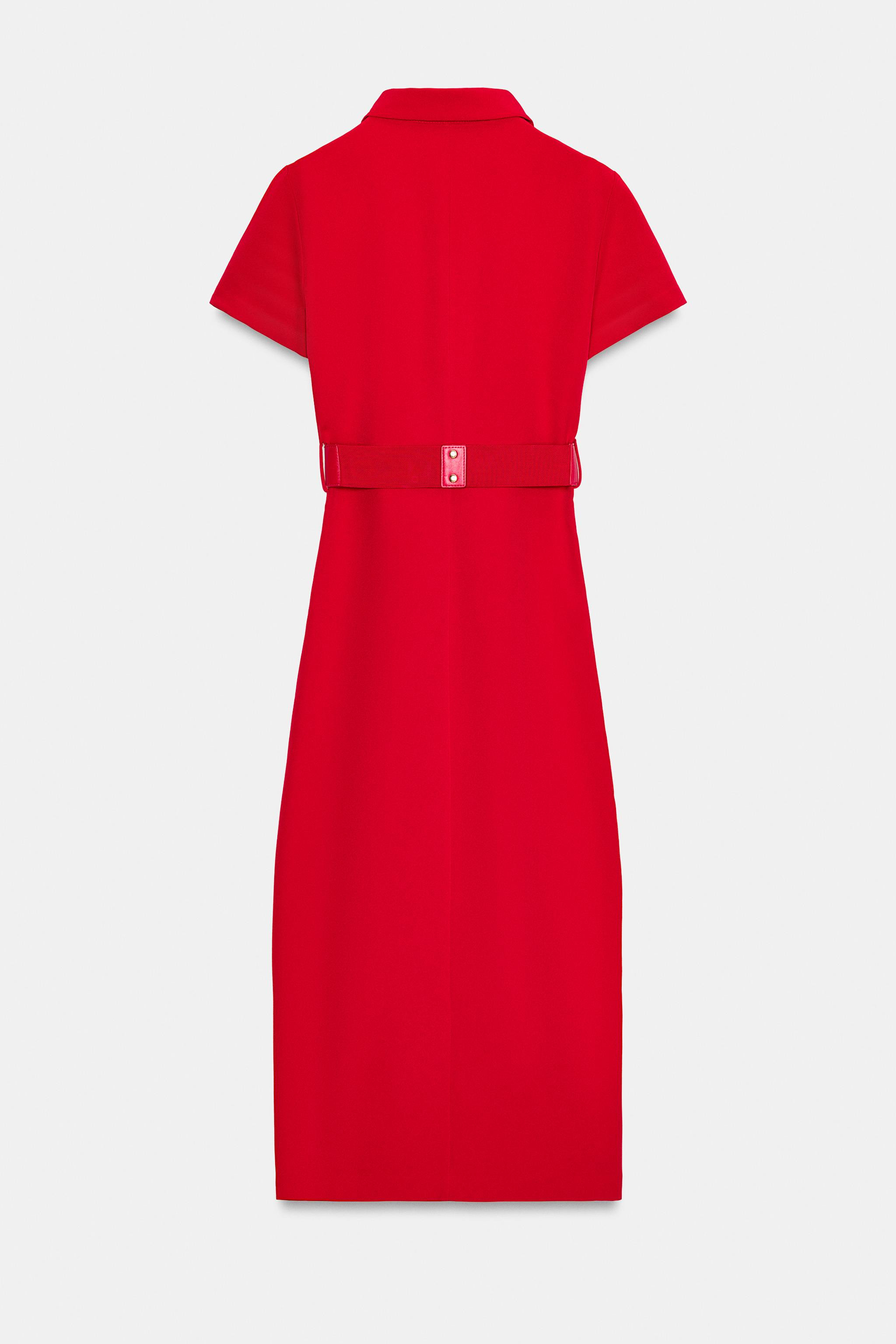 VESTITO MIDI CON CINTURA | Zara IT