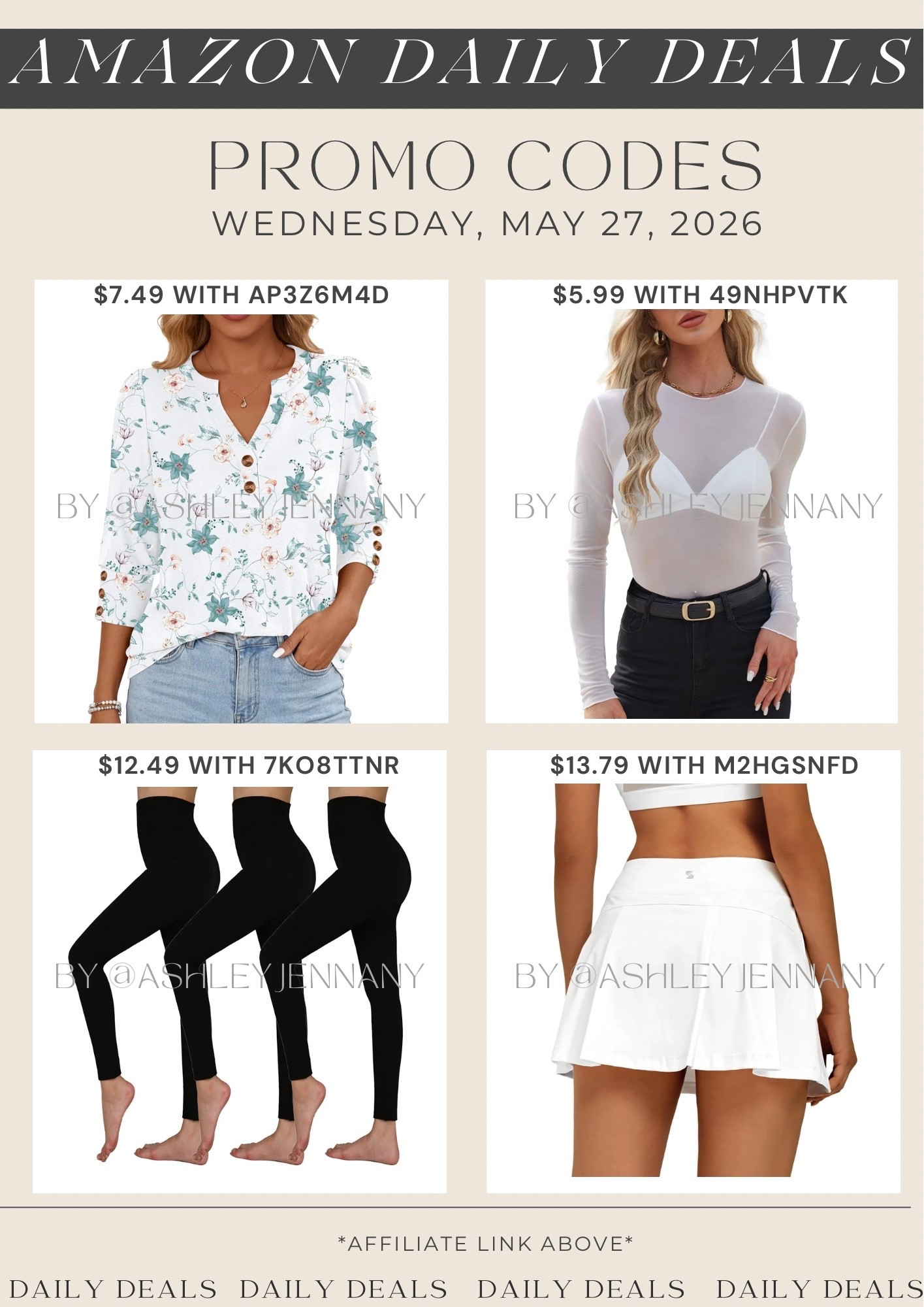 Amazon deals

#LTKSaleAlert #LTKMidsize #LTKootd