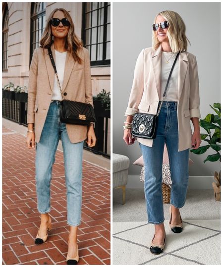 Recreating Pinterest inspired looks! 
Blazer- xs || jeans- 26/short || Top- linked similar from same brand || Shoes- 7.5 || purse is thrifted, linked a similar style 

#LTKSeasonal #LTKstyletip #LTKfindsunder100