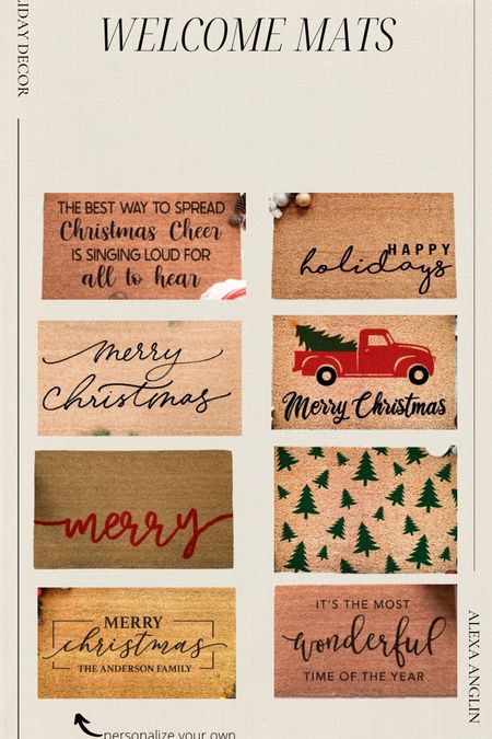 Holiday doormats // Etsy find // Christmas // home decor // front porch // 

#LTKhome #LTKSeasonal #LTKHoliday