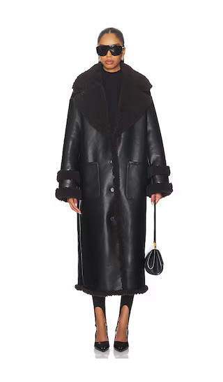 Irving Faux Leather Coat | Revolve Clothing (Global)