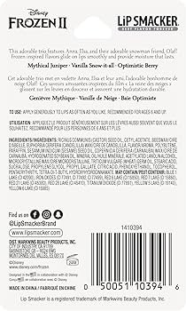 Lip Smackers Disney Frozen 2 Flavored Lip Balm - Moisturizing, Soothing Trio Mythical Juniper, Va... | Amazon (US)