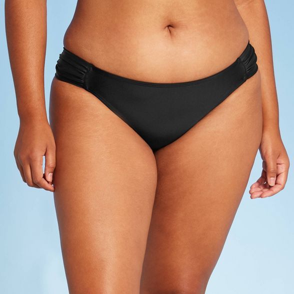 Juniors' Tab Hipster Bikini Bottom - Xhilaration™ Black | Target