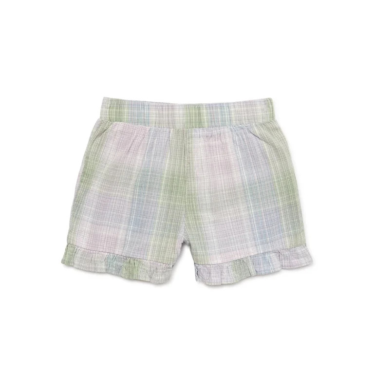Garanimals Baby and Toddler Girl Ruffle Hem Shorts, Sizes 12M-5T | Walmart (US)