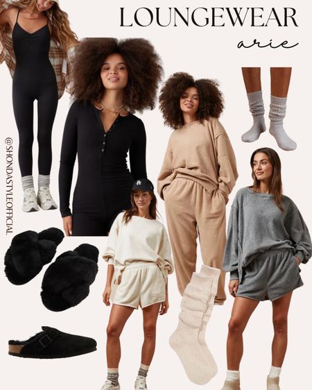 Lounge Wear, aerie, lounge tops and bottoms, body suits, lounge slippers, cozy clothes, comfy socks, women’s onesie, juniors

#LTKstyletip