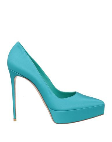 Le Silla Woman Pumps Turquoise Size 8.5 Textile fibers | YOOX (US)