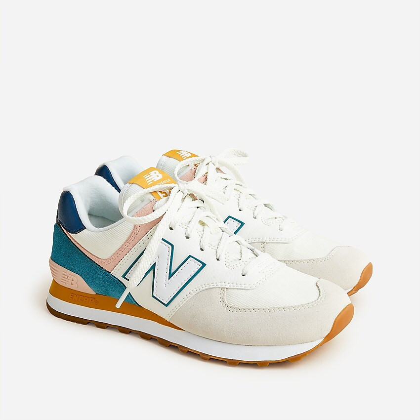 New Balance® X J.Crew 574 sneakers in colorblock | J. Crew US