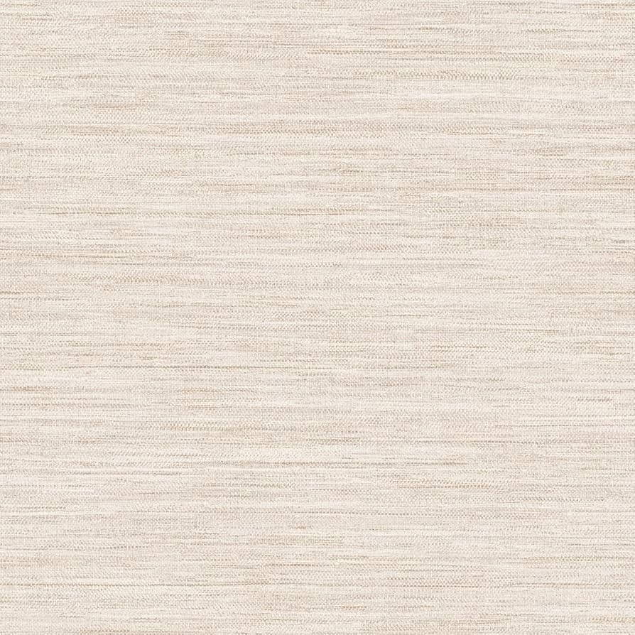 Tempaper Beige Faux Horizontal Grasscloth Removable Peel and Stick Wallpaper, 20.5 in X 16.5 ft, ... | Amazon (US)