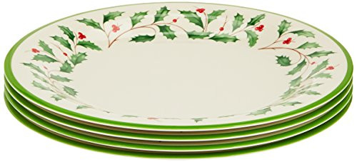 Amazon.com: Lenox Holiday 4-Piece Melamine Dinner Plate Set : Everything Else | Amazon (US)