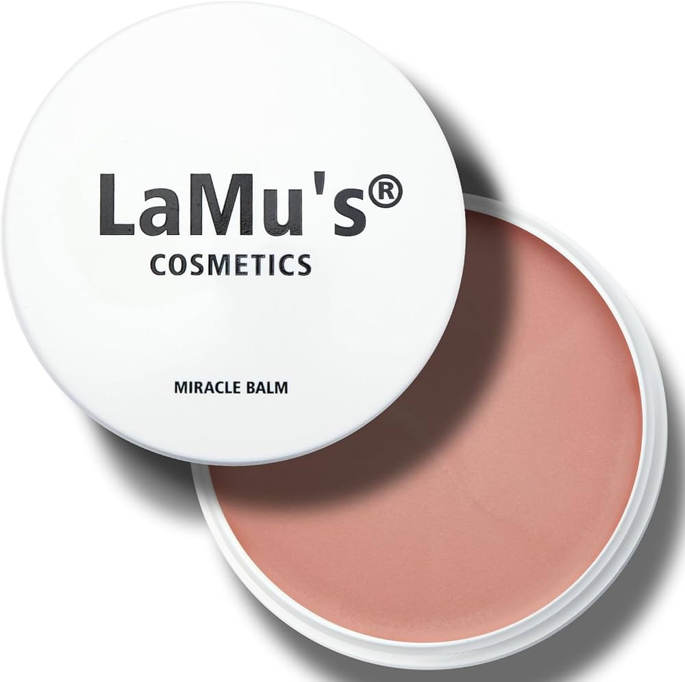 Lamu's Cosmetics Moisturizing Miracle Balm, Multi Glow Balm,Face Blush Cream Blush for Cheeks,Rad... | Amazon (US)