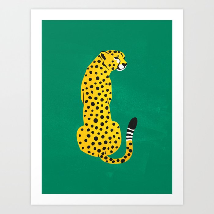 The Stare: Golden Cheetah Edition Art Print | Society6