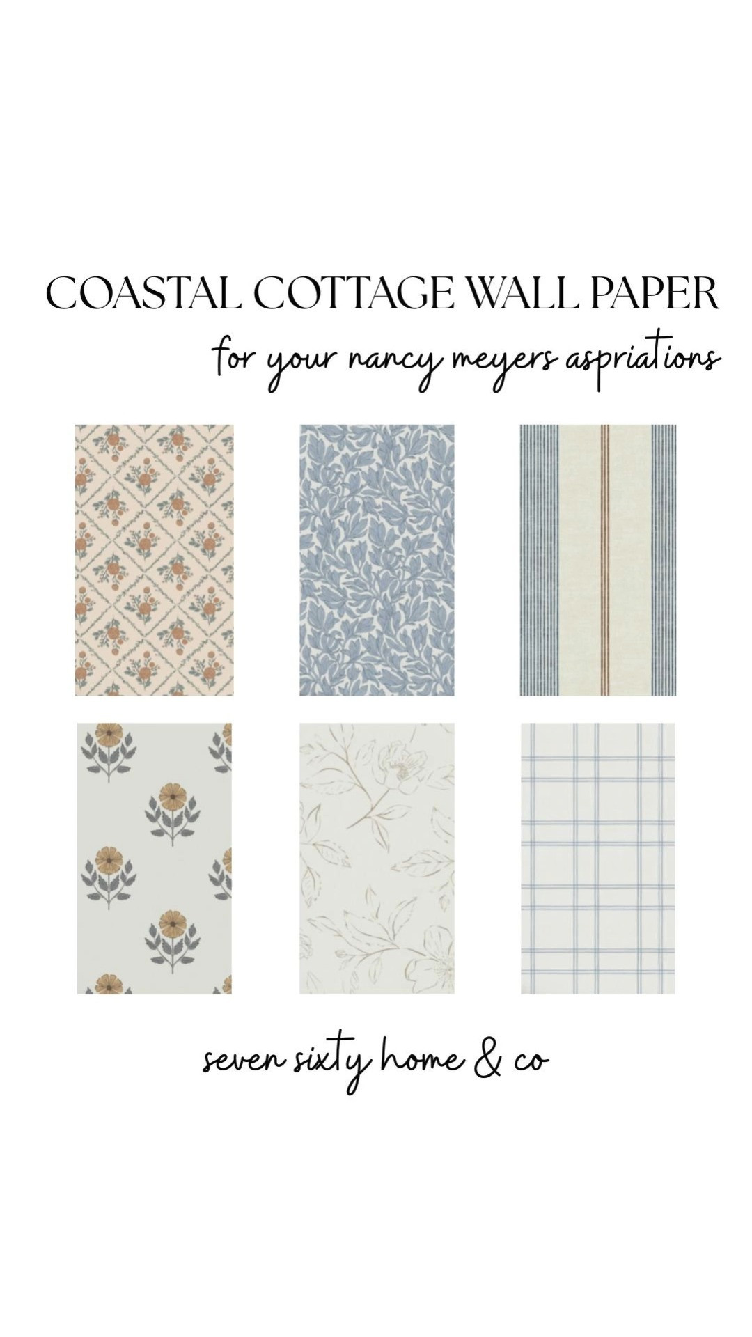 Wallpaper that adds character without overwhelming a room.
If your space feels flat or lacks personality, wallpaper is the move. These coastal cottage wallpapers, soft stripe wallpapers, and subtle pattern designs work for bedrooms, powder rooms, and accent walls. Classic, light, and easy to live with. 

 

#LTKHome