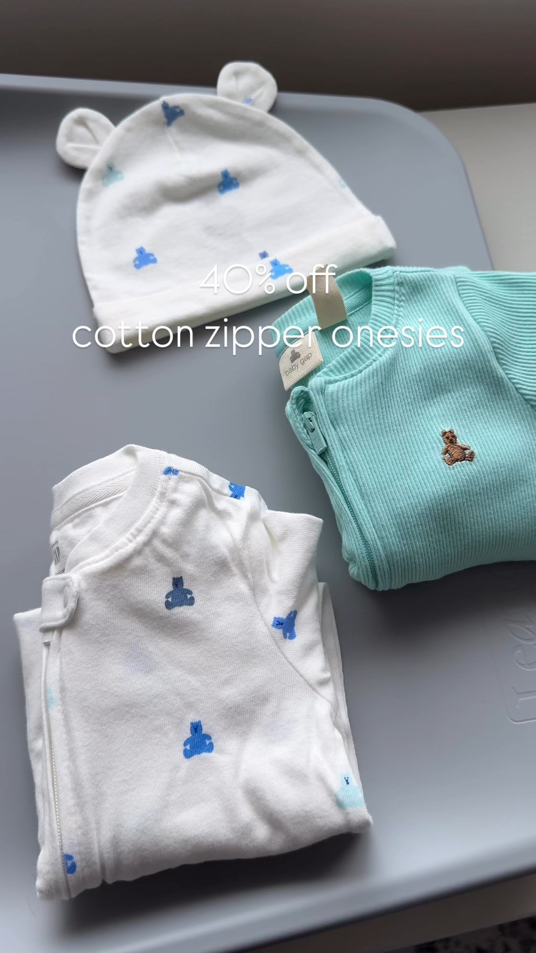 40% off baby gap clothes 




#LTKBaby #LTKSaleAlert