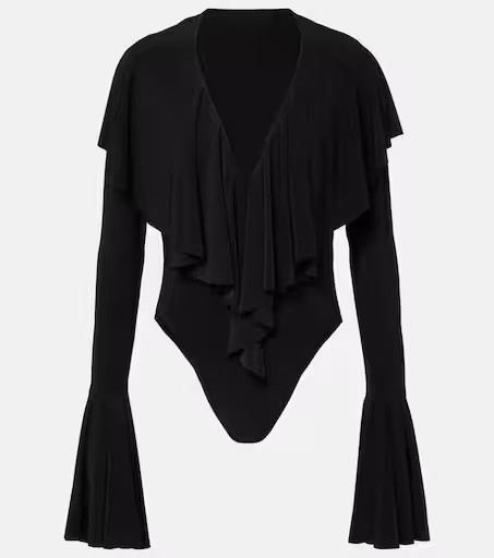 Ruffled bodysuit | Mytheresa (UK)