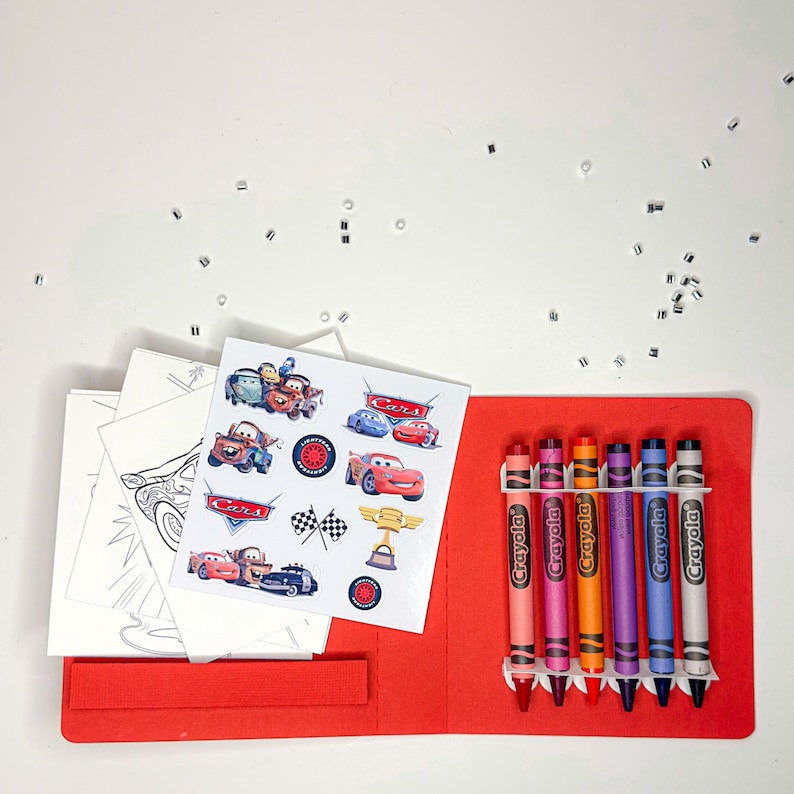 Cars Coloring Book Party Favor - Personalized Kids Activity Pack With Crayons & Stickers | Custom... | Etsy (US)