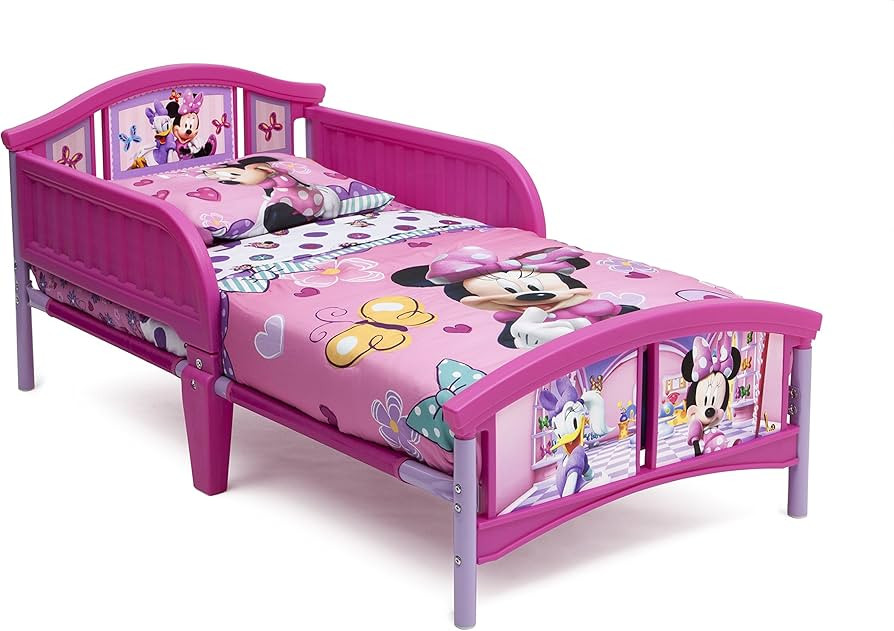 Delta Children Plastic Toddler Bed, Disney Minnie Mouse | Amazon (US)