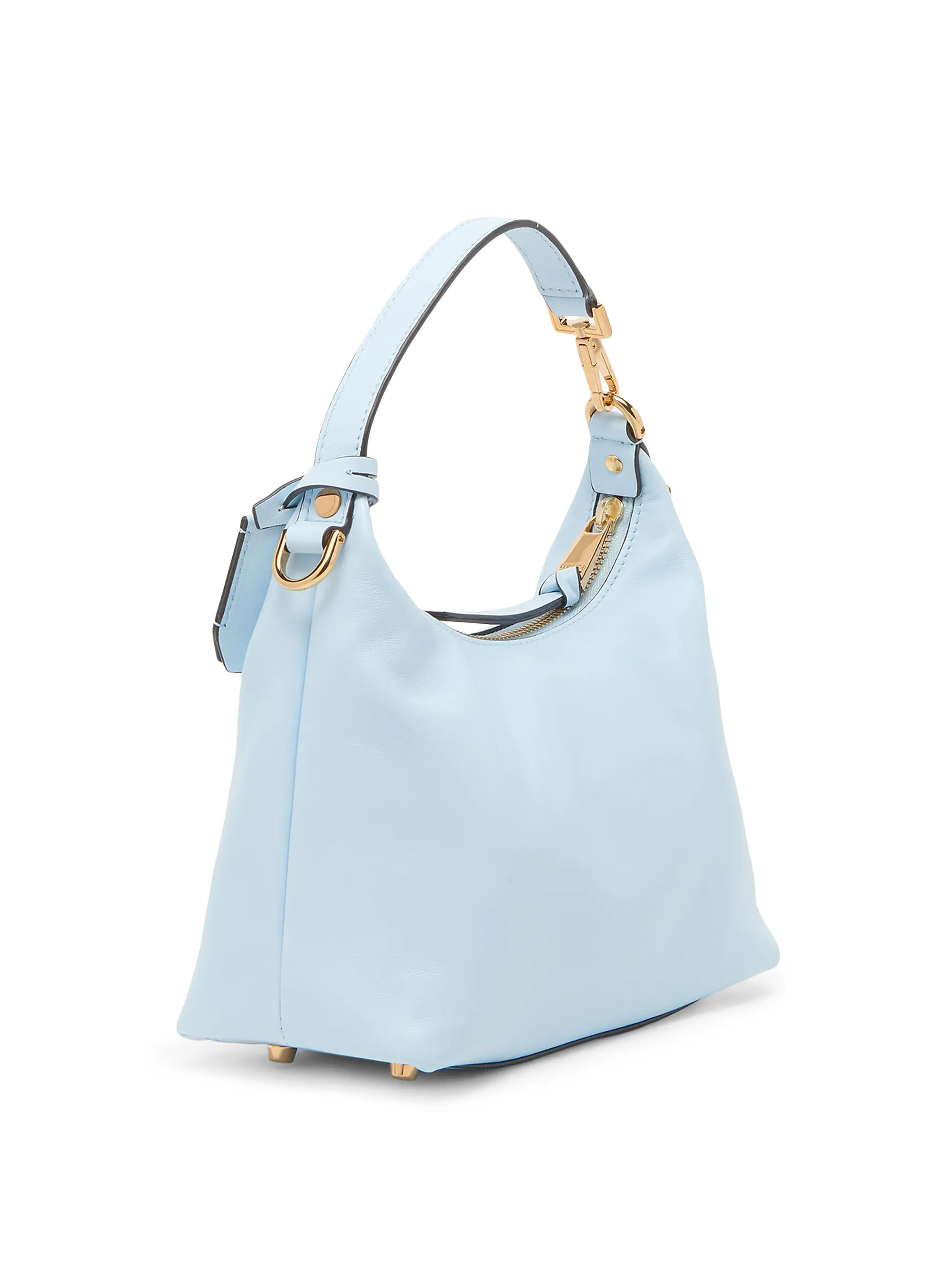 Versace Tag Leather Hobo Bag | Saks Fifth Avenue | Saks Fifth Avenue