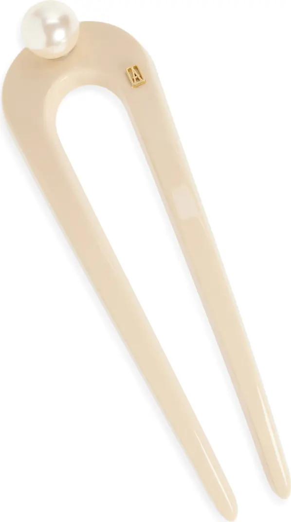 Faux Pearl Embellished French Hair Pin | Nordstrom