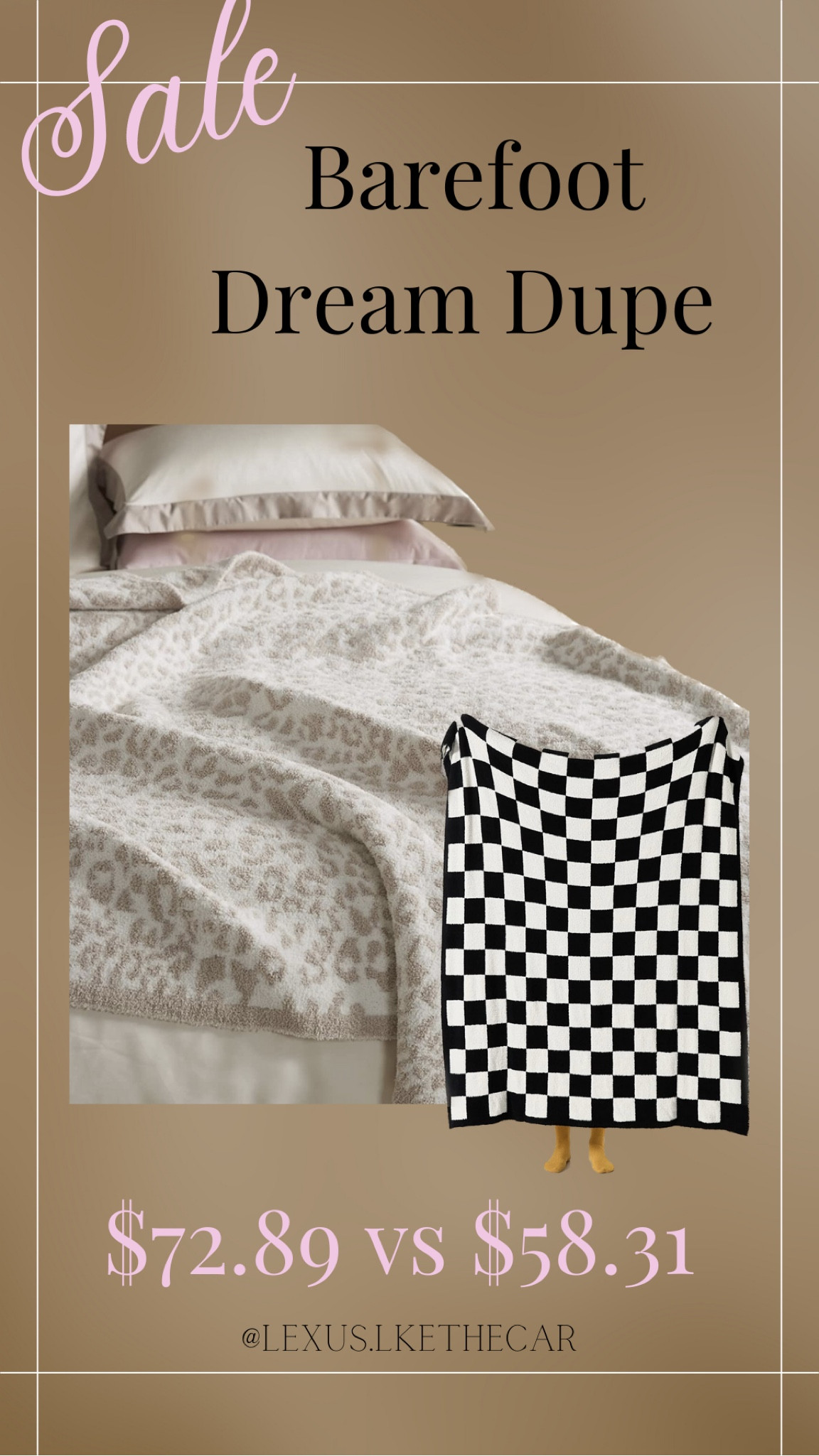 The BEST barefoot dream dupe! On sale! 


Barefoot Dream Blanket
Sale
Amazon sale
Blanket
Barefoot Dreams Dupe

#LTKHoliday #LTKsalealert #LTKunder100