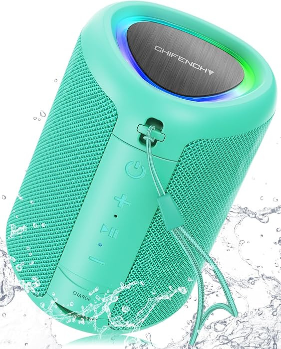 Portable Bluetooth Speaker with Lights, Stocking Stuffers, Powerful Crystal Clear Sound, IPX5 Wat... | Amazon (US)