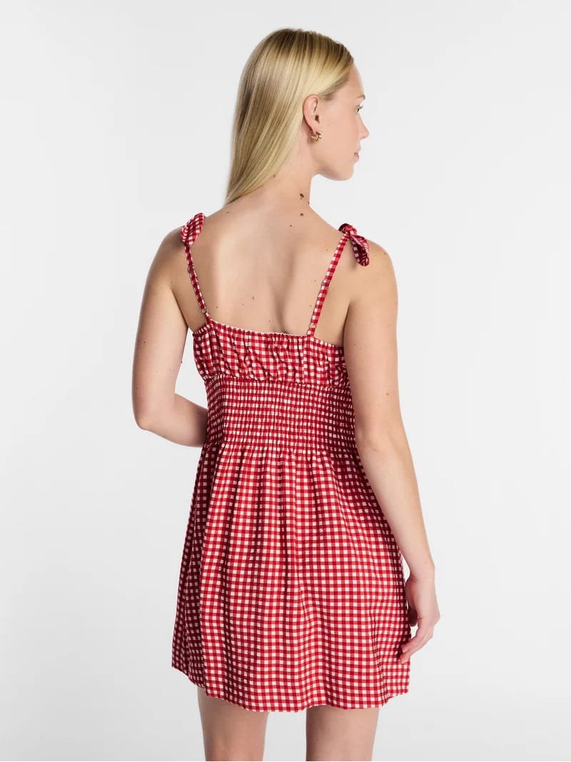Kacey Lee Women's Smocked Mini Dress, Sizes XS-XXL | Walmart (US)