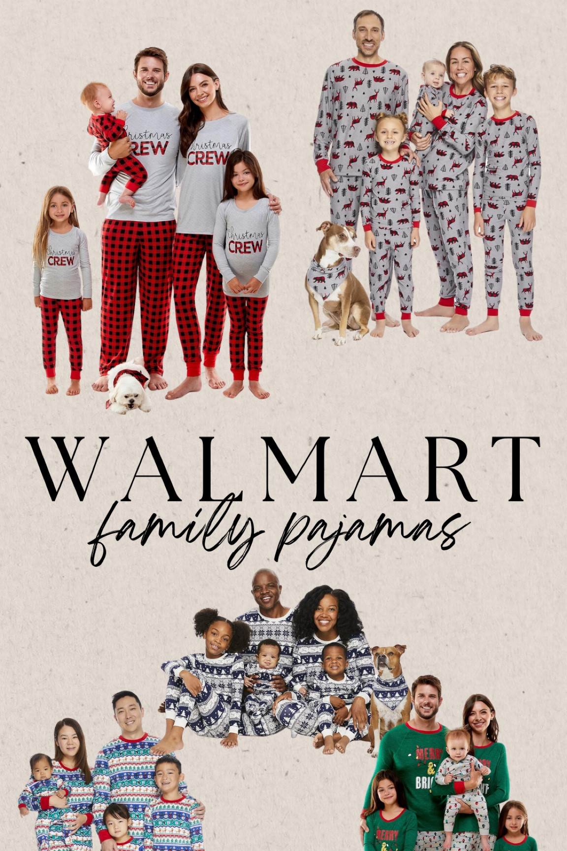 Walmart best sale family pajamas