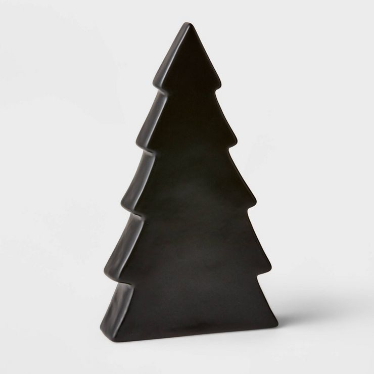 10&#34; Ceramic Tree Decorative Figurine Black - Wondershop&#8482; | Target
