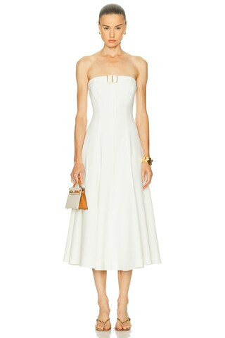 Alexis Pearse Dress in White | FWRD 