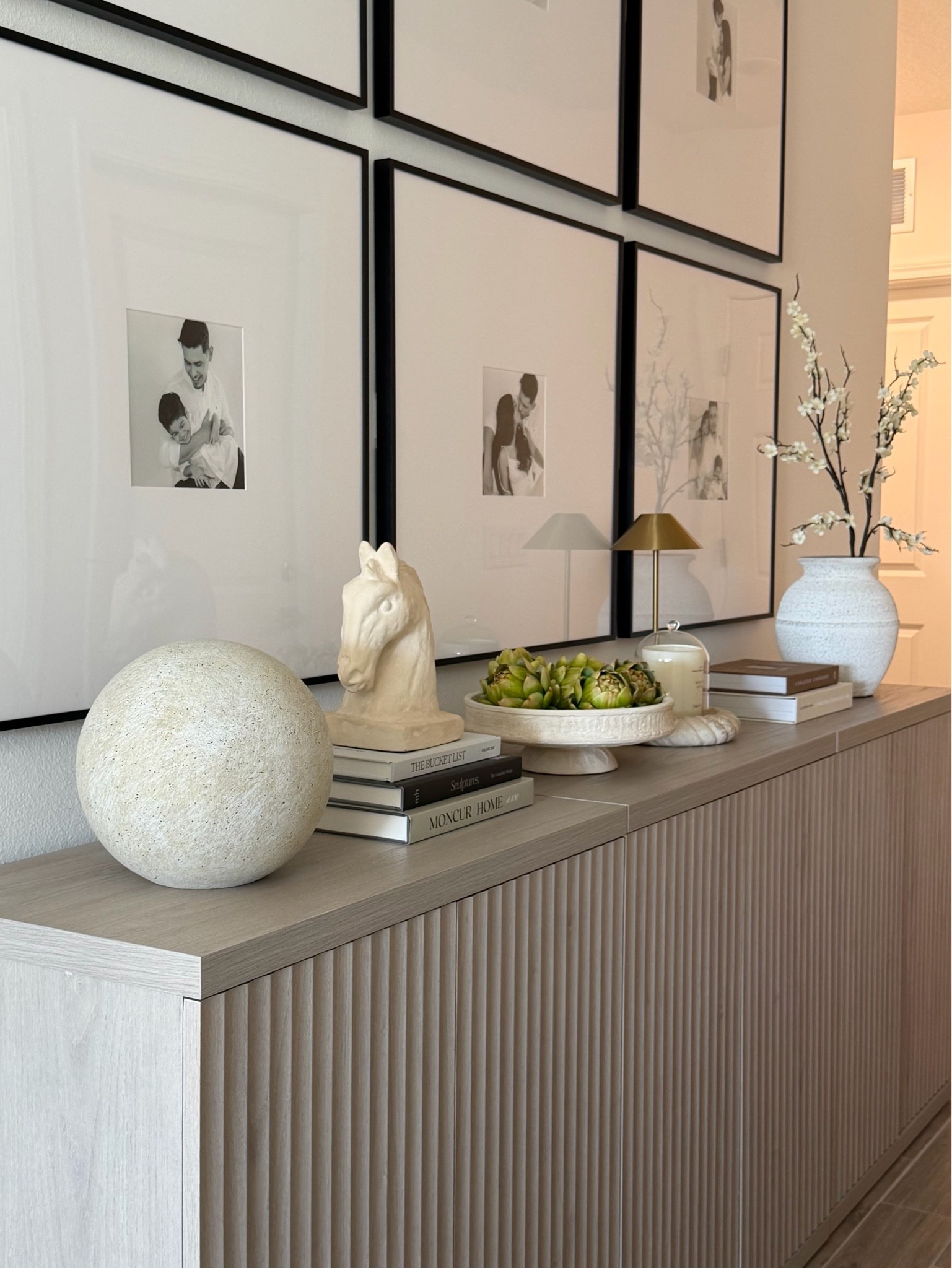 Console table decor🌼🍃