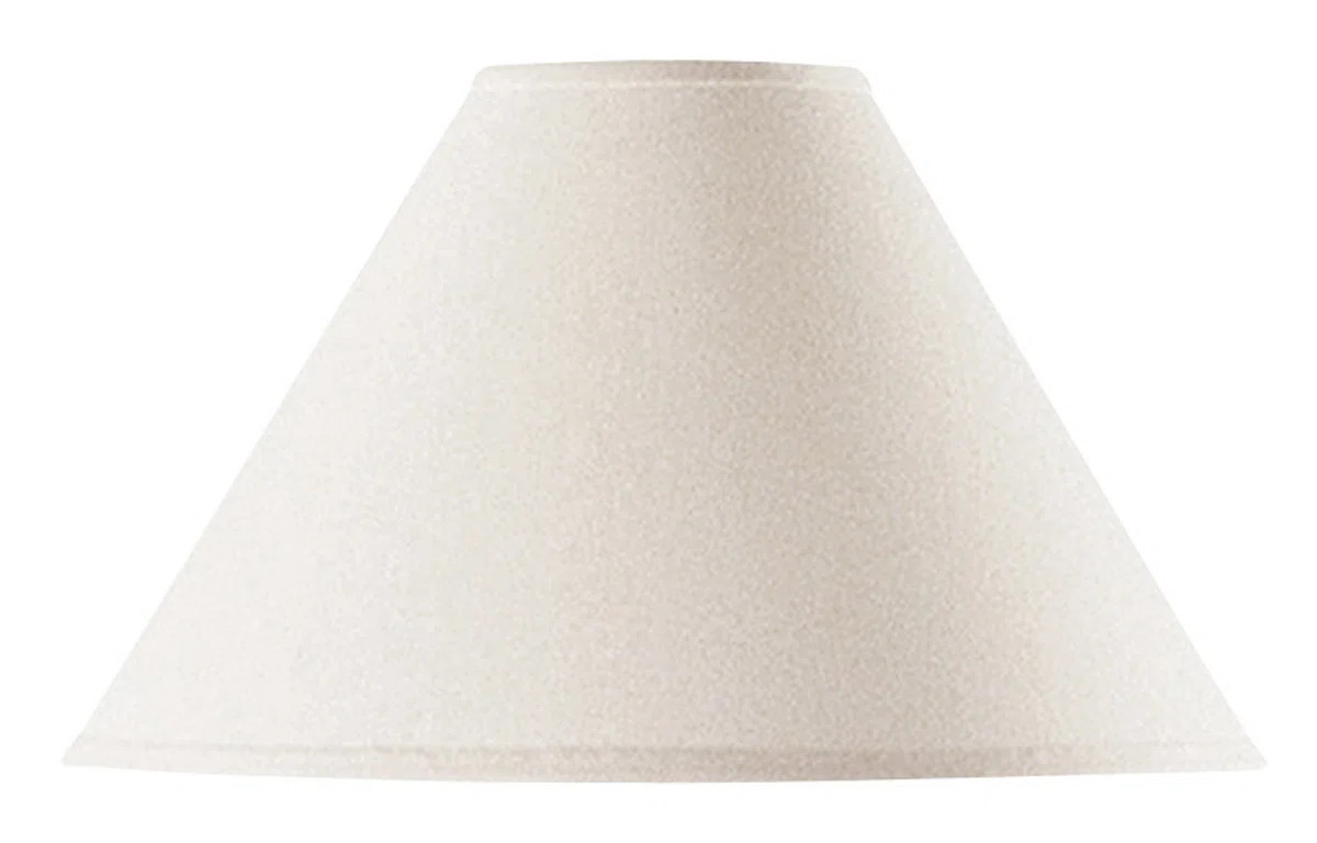 12" H x 19" W Fabric Empire Lamp Shade ( Spider ) in Off-White | Wayfair North America
