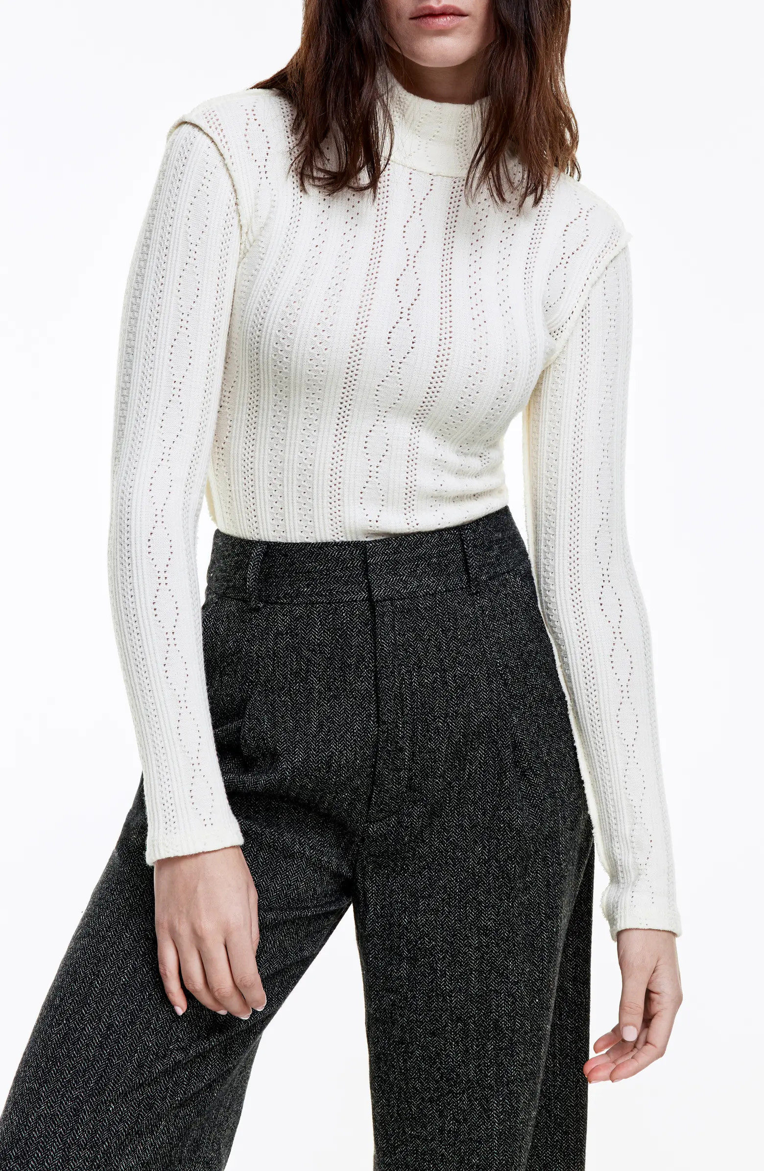 Smythe Pointelle Turtleneck | Nordstrom | Nordstrom