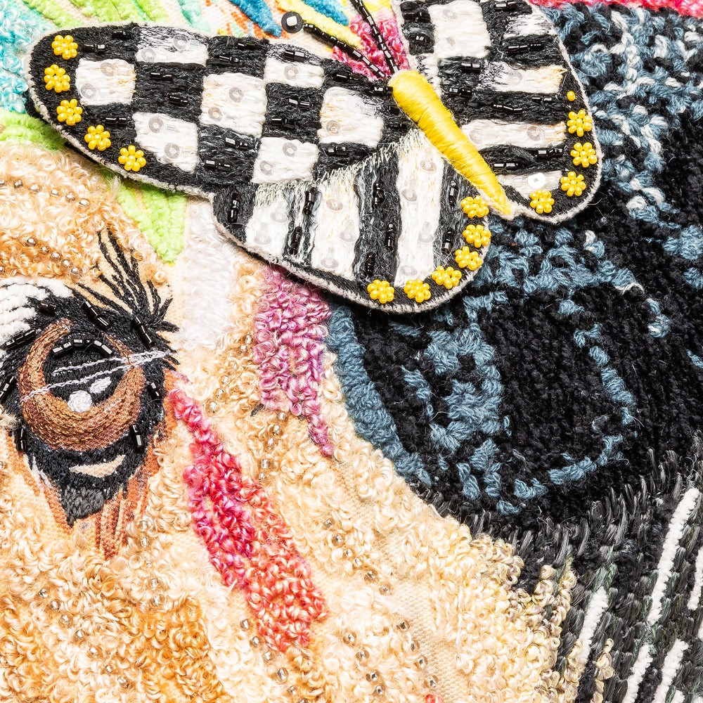 Puppy Dot Throw Pillow | MacKenzie-Childs