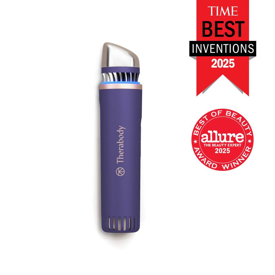 Therabody - TheraFace Depuffing Wand - Cold & Heat Facial Treatments - Indigo | Best Buy U.S.