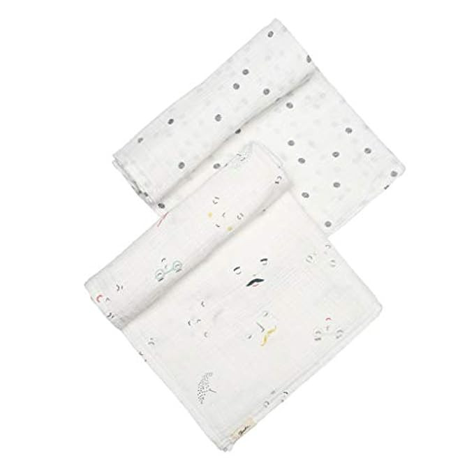 Pehr Peek-A-Boo Boy Swaddle Set | Amazon (US)