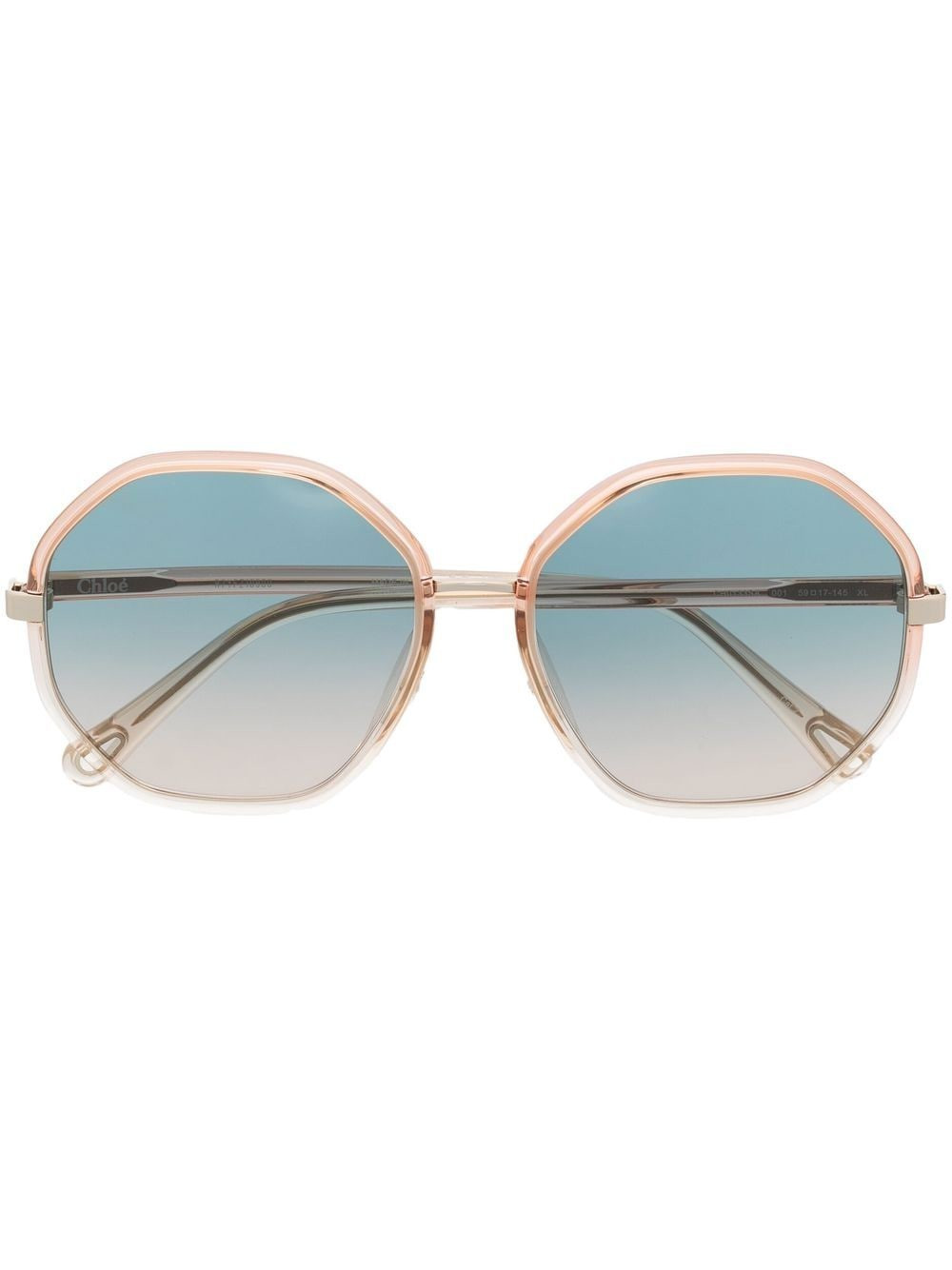 Chloé Eyewear round-frame tinted sunglasses - Orange | Farfetch Global