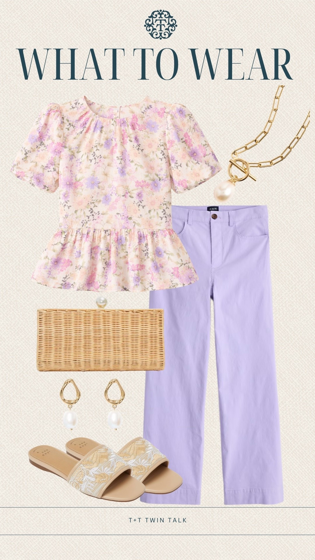 T+T, what to wear! This mix of soft colors with the Nordstrom top and J.Crew pants feels perfect for the season. Great to wear to a spring lunch, shopping day, or weekend plans.

#LTKOver40 #LTKMidsize #LTKSeasonal