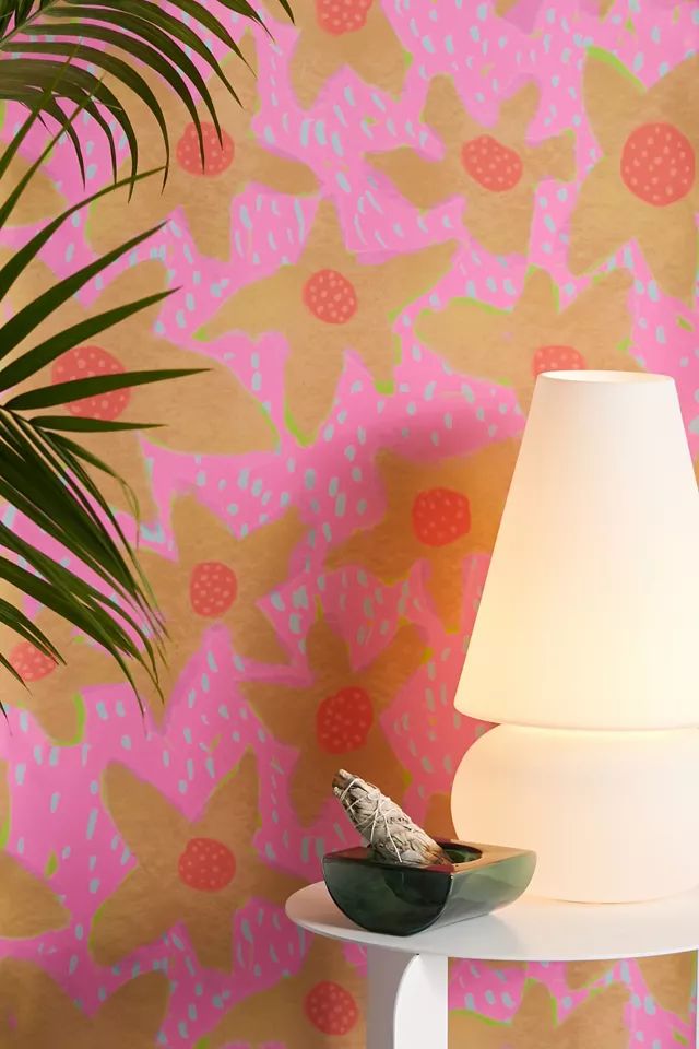 Sewzinski Retro Flowers Removable Wallpaper | Urban Outfitters (US and RoW)