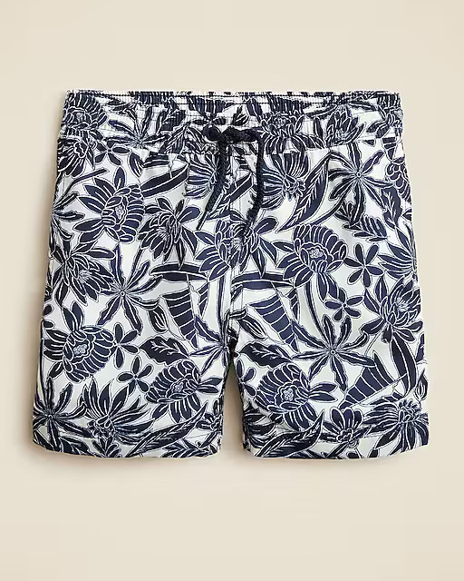 Boys' printed swim trunk | J. Crew US