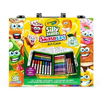 Crayola Mini Inspiration Art Case Silly Scents Smash Ups: Scented Crayons & Markers, Kids' School Supplies, Creative Kit | Target