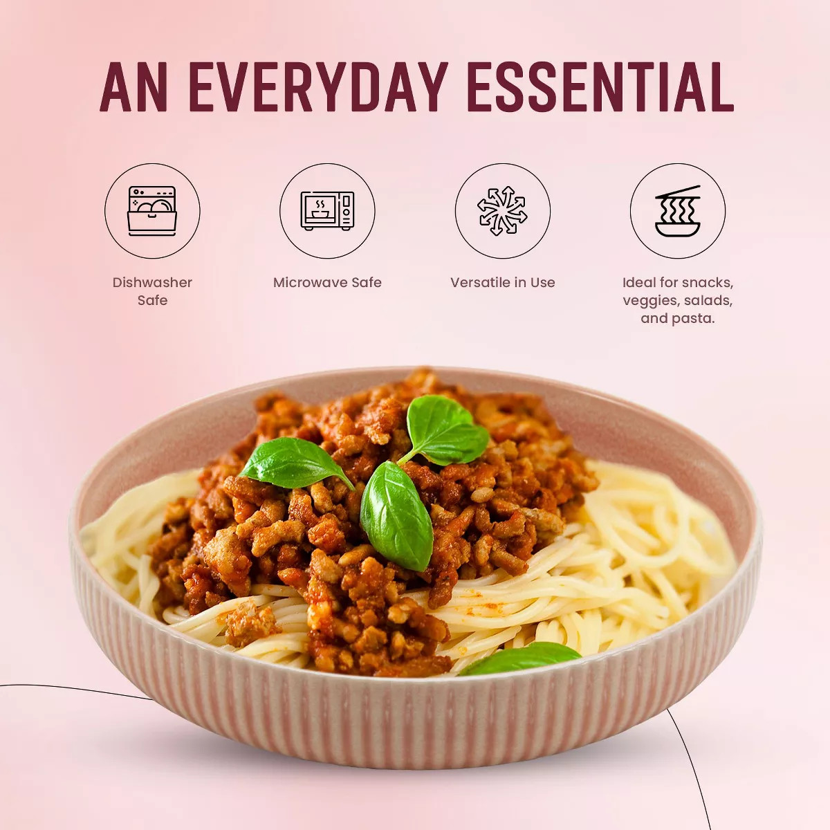 American Atelier Large Pasta Bowls, 42 oz Wide Shallow Stoneware Salad Bowl Set, Plates for Servi... | Target