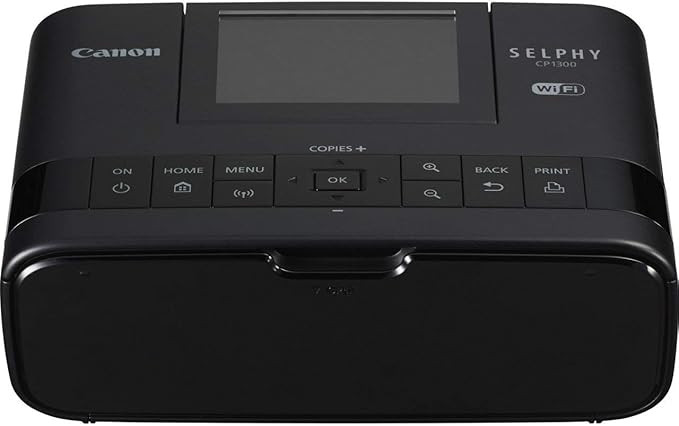Canon Selphy CP1300 Wireless Compact Photo Printer with AirPrint and Mopria Device Printing, Blac... | Amazon (US)